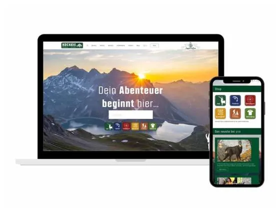 Website Keckeis Jagd & Fischerei