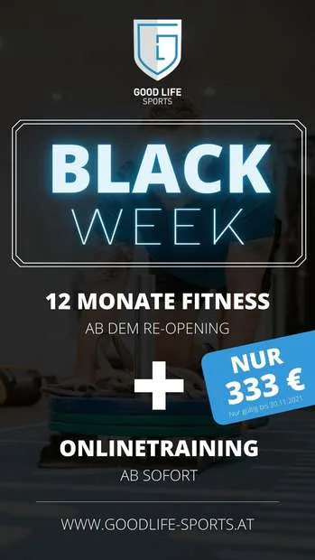 Aktionsmotiv für ein Fitnessstudio
