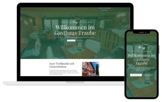 Website Gasthaus Traube Bürs