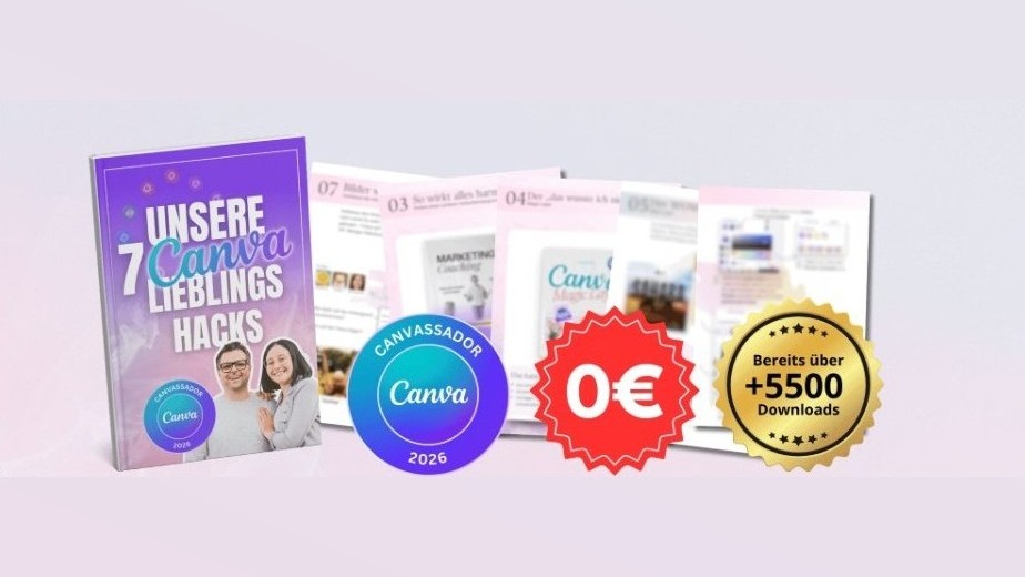 Unsere sieben Canva-Lieblingshacks als eBook